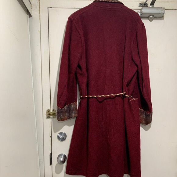 MADE IN ENGLAND VINTAGE WOOL ROBE JACKETS SIZE L - Picture 4 of 16
